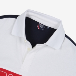 Fila White Line Rugby Férfi T-shirt Sötétkék | HU-45890